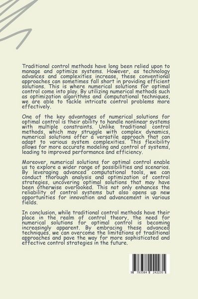 Produktbild: Numerical Approaches to Optimal Control: Tackling Nonlinear Systems and Constraints