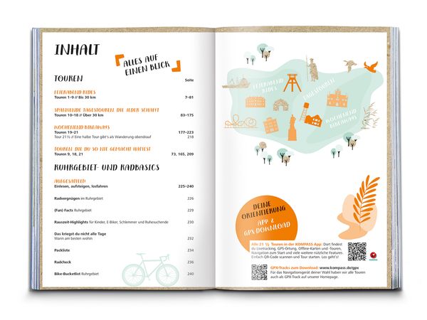 Produktbild: KOMPASS Radvergn&uuml;gen Ruhrgebiet