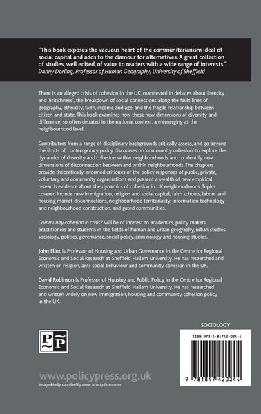 Produktbild: Community cohesion in crisis?