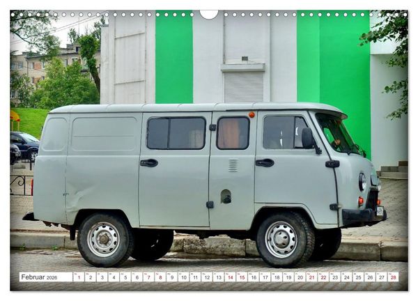 Produktbild: 60 Jahre Buchanka - Der Kult-Transporter der UdSSR UAZ-452 (Wandkalender 2026 DIN A3 quer), CALVENDO Monatskalender