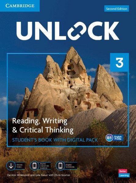 Produktbild: Unlock Level 3 Reading, Writing and Critical Thinking Student's Book with Digital Pack