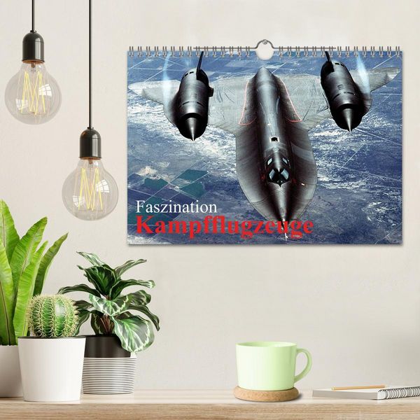 Produktbild: Faszination Kampfflugzeuge (Wandkalender 2026 DIN A4 quer), CALVENDO Monatskalender