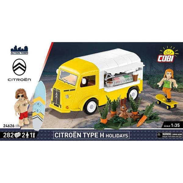 Produktbild: COBI Action Town 24626 - Citro&euml;n Typ H Holidays, Bausatz 1:35, 282 Teile+3 Figuren