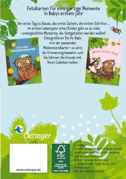 Produktbild: Die kleine Eule. Mein erstes Jahr