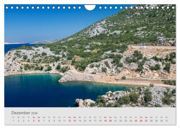 Produktbild: Abenteuer Camping in Kroatien (Wandkalender 2026 DIN A4 quer), CALVENDO Monatskalender
