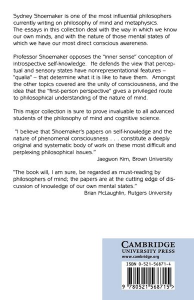 Produktbild: The First-Person Perspective and Other Essays