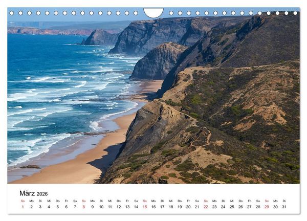 Produktbild: Europas einzigartige K&uuml;sten (Wandkalender 2026 DIN A4 quer), CALVENDO Monatskalender