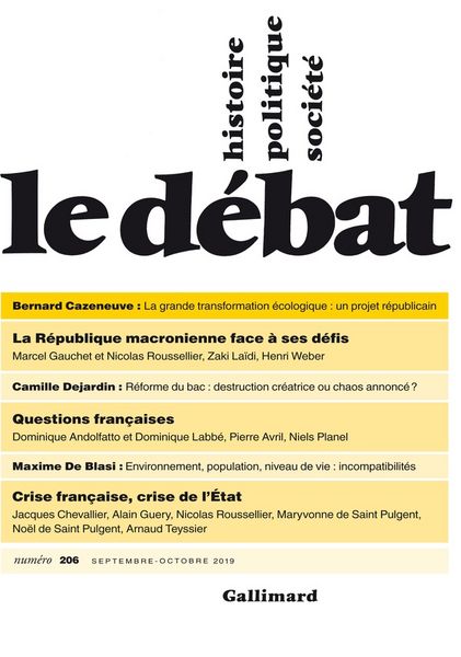 Produktbild: Le d&eacute;bat: No 206