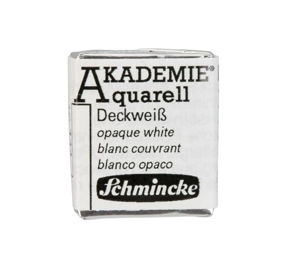 Produktbild: Schmincke Akademie Aquarell 1/2 N&auml;pfchen, Deckwei&szlig;