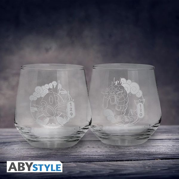Produktbild: POKEMON 2 Glass Set Magikarp & Gyarados