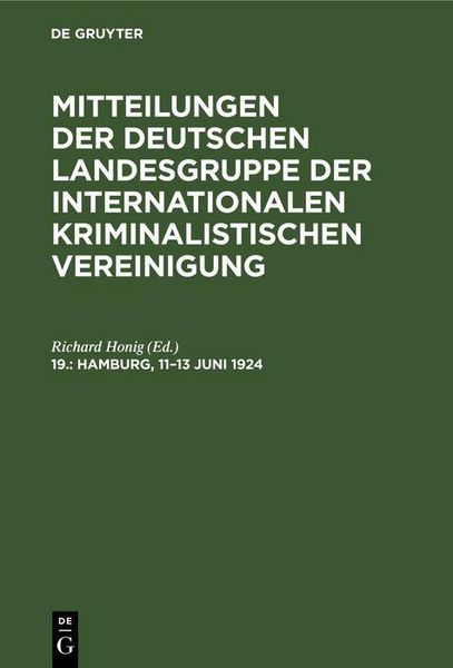 Produktbild: Hamburg, 11-13 Juni 1924