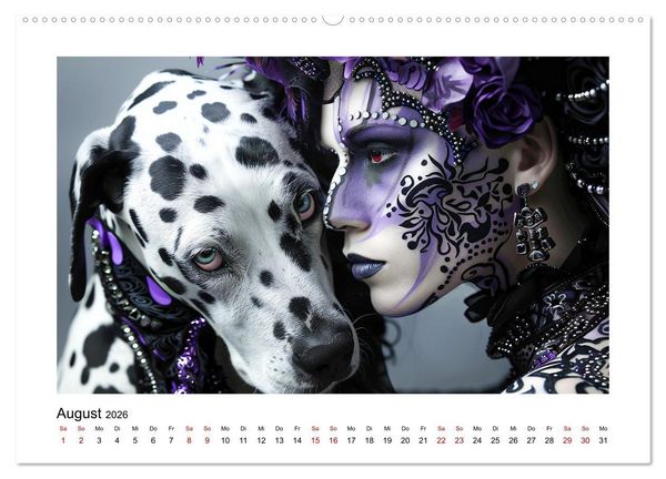 Produktbild: Dalmatinergirls (hochwertiger Premium Wandkalender 2026 DIN A2 quer), Kunstdruck in Hochglanz