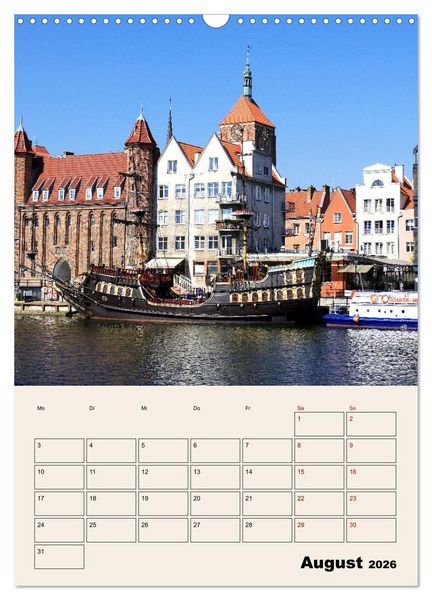 Produktbild: Danzig - Ein Stadtspaziergang (Wandkalender 2026 DIN A3 hoch), CALVENDO Monatskalender