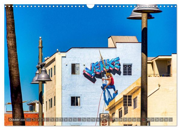 Produktbild: Streetart for Globetrotters (Wall Calendar 2026 DIN A3 landscape), CALVENDO 12 Month Wall Calendar
