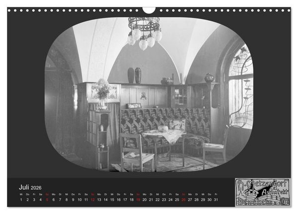Produktbild: Lebensr&auml;ume um 1900 (Wandkalender 2026 DIN A3 quer), CALVENDO Monatskalender