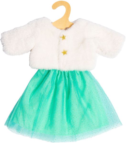 Produktbild: Puppen-Pl&uuml;schjacke ''Yuki'' mit T&uuml;llrock, Gr. 28-35 cm