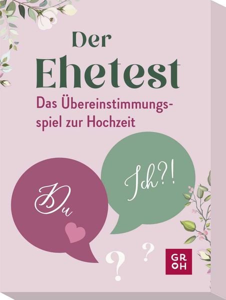 Der Ehetest, Sonstige von , Groh, 4036442011072