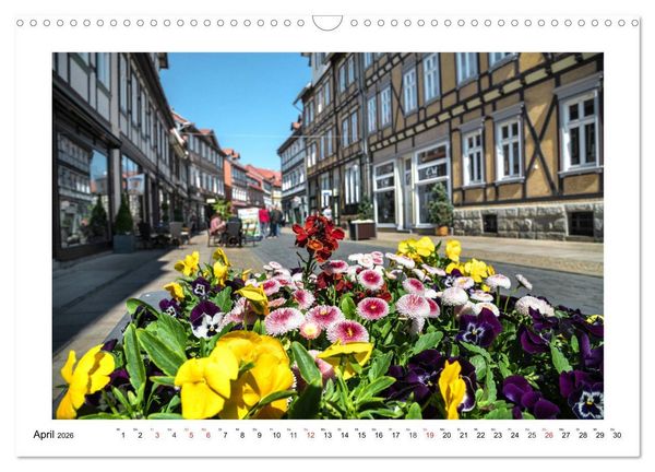 Produktbild: Wernigerode - Die Fachwerkstadt im Harz (Wandkalender 2026 DIN A3 quer), CALVENDO Monatskalender
