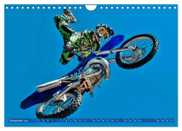 Produktbild: Motocross - mit vollem Risiko (Wandkalender 2026 DIN A4 quer), CALVENDO Monatskalender