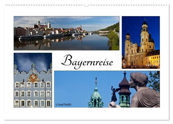 Produktbild: Bayernreise (Wandkalender 2026 DIN A2 quer), CALVENDO Monatskalender