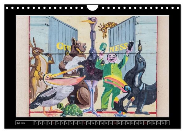 Produktbild: Sl&aacute;inte IRLAND - Pubmalereien (Wandkalender 2026 DIN A4 quer), CALVENDO Monatskalender