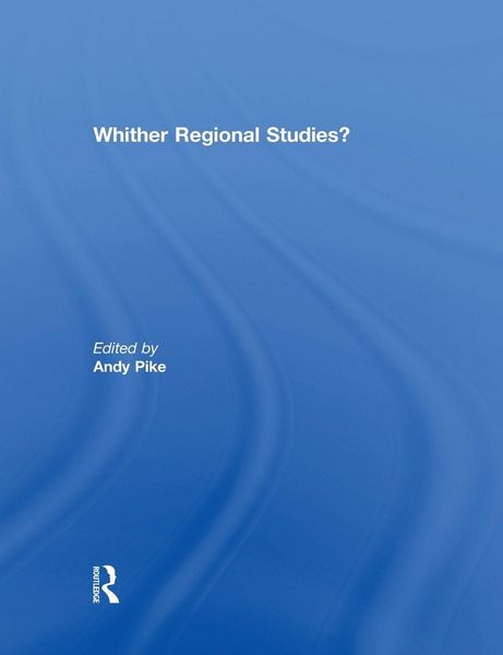 Produktbild: 'Whither regional studies?'