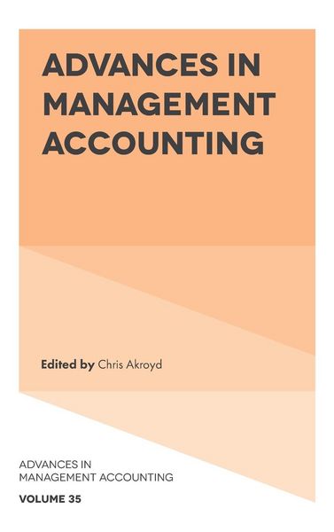 Produktbild: Advances in Management Accounting