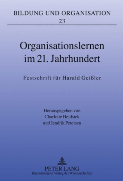 Produktbild: Organisationslernen im 21. Jahrhundert