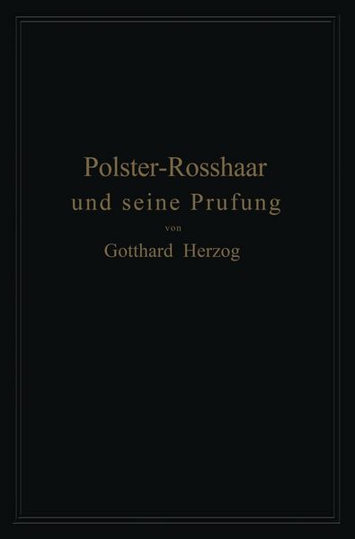 Produktbild: Polster-Rosshaar und seine Pr&uuml;fung