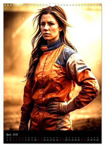 Produktbild: Dirt Race Girls (Wandkalender 2026 DIN A3 hoch), CALVENDO Monatskalender
