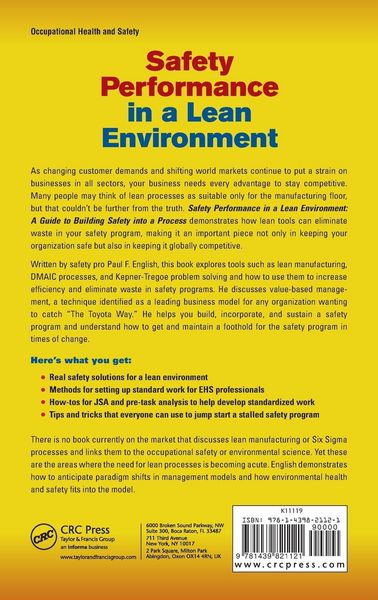 Produktbild: Safety Performance in a Lean Environment