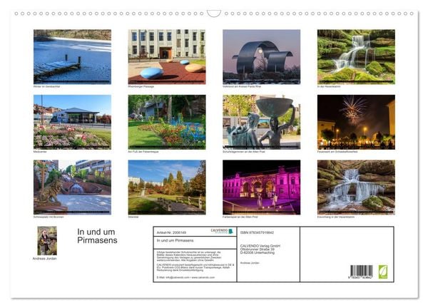 Produktbild: In und um Pirmasens (Wandkalender 2026 DIN A2 quer), CALVENDO Monatskalender