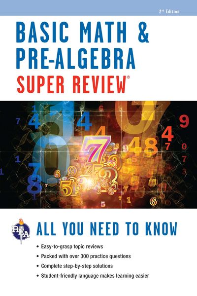 Produktbild: Basic Math & Pre-Algebra Super Review