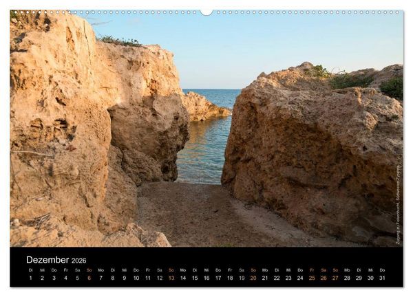 Produktbild: Zypern &ndash; Cyprus &ndash; Kypros (Wandkalender 2026 DIN A2 quer), CALVENDO Monatskalender
