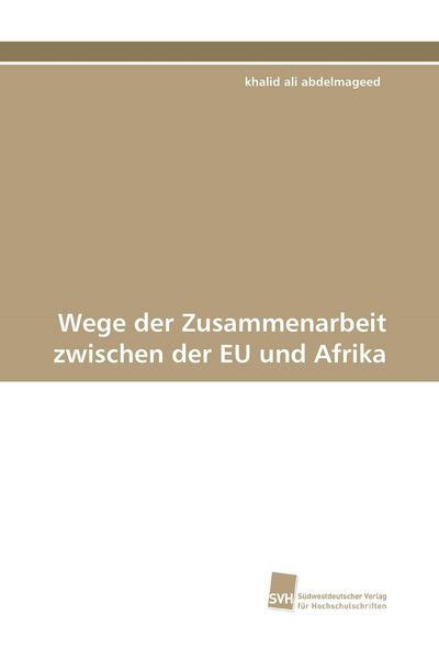 Produktbild: Wege der Zusammenarbeit zwischen der EU und Afrika