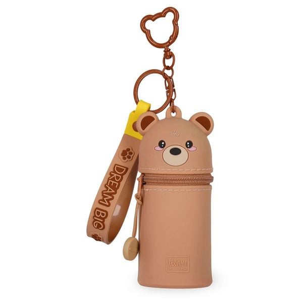 Produktbild: Legami M&uuml;nztasche mit Schl&uuml;sselanh&auml;nger Teddyb&auml;r - Mini Kawaii