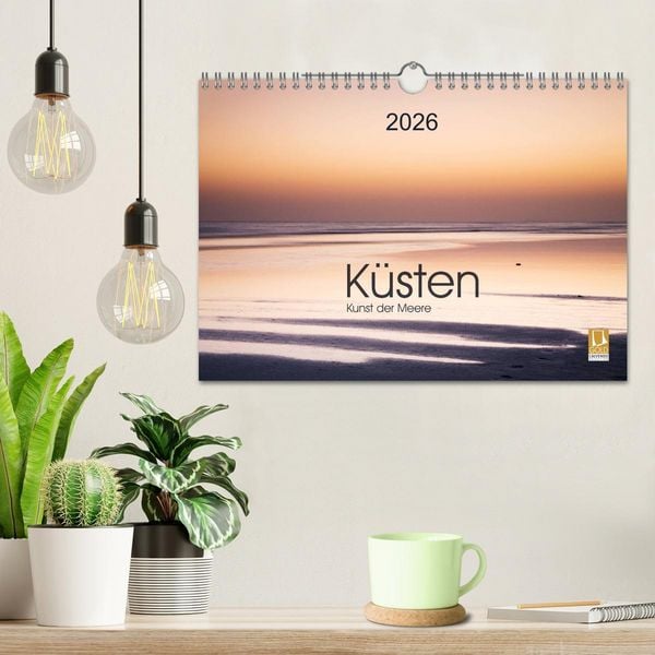Produktbild: K&uuml;sten - Kunst der Meere (Wandkalender 2026 DIN A4 quer), CALVENDO Monatskalender