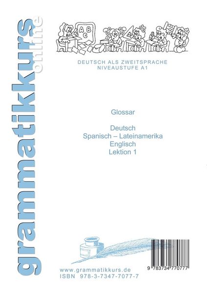 Produktbild: W&ouml;rterbuch Deutsch - Spanisch - Lateinamerika - Englisch A1 Lektion 1