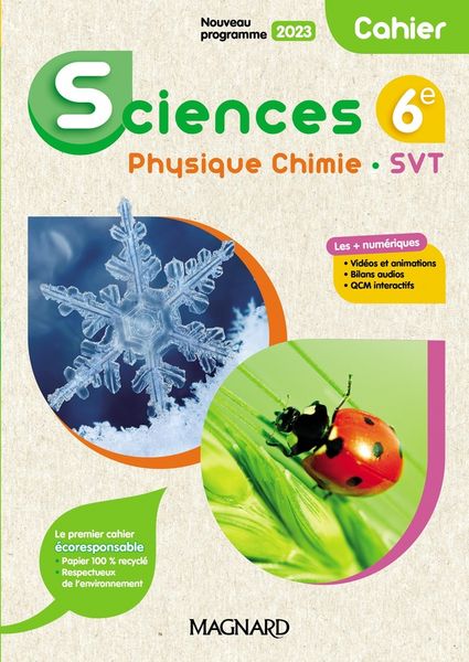 Produktbild: Sciences physique chimie svt 6