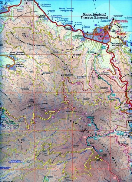 Produktbild: Thassos 1 : 40 000