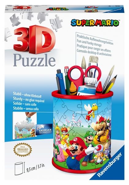 Produktbild: 3D Puzzle Ravensburger Utensilo Super Mario 54 Teile