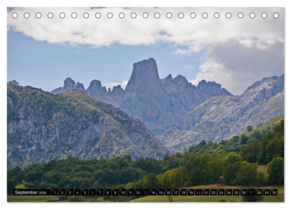 Produktbild: Spaniens wilder Norden (Tischkalender 2026 DIN A5 quer), CALVENDO Monatskalender