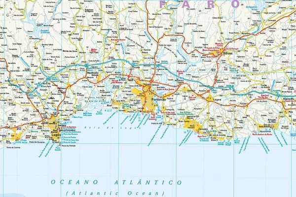 Produktbild: Reise Know-How Landkarte Algarve (1:100.000)