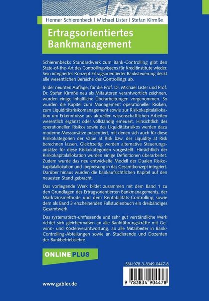 Produktbild: Ertragsorientiertes Bankmanagement