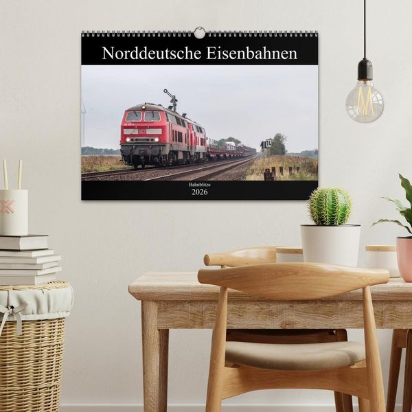 Produktbild: Norddeutsche Eisenbahnen (Wandkalender 2026 DIN A3 quer), CALVENDO Monatskalender