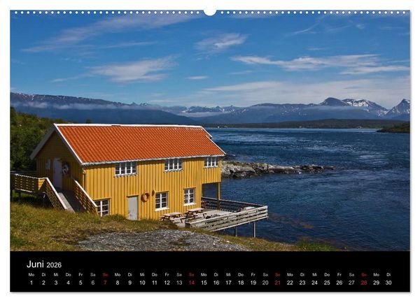 Produktbild: Norwegen - Faszination des Nordens (hochwertiger Premium Wandkalender 2026 DIN A2 quer), Kunstdruck in Hochglanz