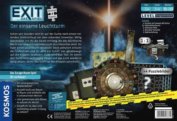 KOSMOS - EXIT® - Das Spiel + Puzzle - Der einsame Leuchtturm