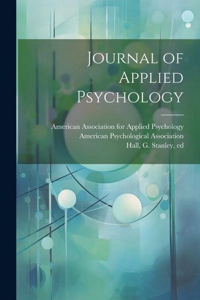 Produktbild: Journal of Applied Psychology