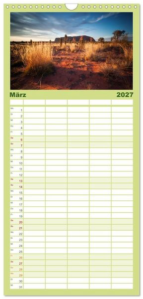 Produktbild: Familienplaner 2027 - Magische Natur - Unsere sch&ouml;ne Welt mit 5 Spalten (Wandkalender, 21 x 45 cm) CALVENDO