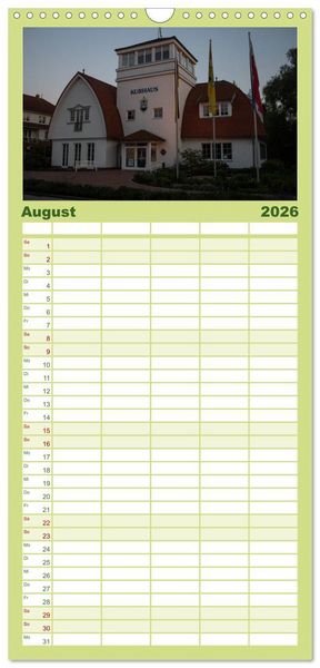 Produktbild: Familienplaner 2026 - Boltenhagen - Meer erleben mit 5 Spalten (Wandkalender, 21 x 45 cm) CALVENDO